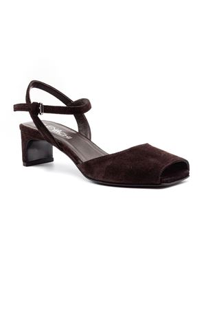 Sandalo in camoscio marrone ELENA IACHI | E4700EBANO